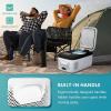 EUHOMY 12 Volt Refrigerator, 17QT(16L) Car Refrigerator APP Control, Car Fridge 110-240V AC 12/24V DC, Portable Freezer -4℉~68℉, 12V Cooler For Van, Fishing, Camping, Travel, Home