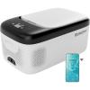 EUHOMY 12 Volt Refrigerator, 17QT(16L) Car Refrigerator APP Control, Car Fridge 110-240V AC 12/24V DC, Portable Freezer -4℉~68℉, 12V Cooler For Van, Fishing, Camping, Travel, Home