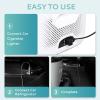 EUHOMY 11.6FT(3.5M) 12V DC Power Cord Cable, DC Power Cord 12V for Car Refrigerator Portable Freezer Electric Cooler. 2 Pin Lead Cable Plug Wire Compatible with 12 Volt Refrigerator