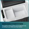 EUHOMY 12 Volt Refrigerator, 22QT(21L) 12V Cooler, Compressor Electric Cooler -4℉~68℉, 12V Fridge 12/24V DC 110-240V AC, Portable Freezer for Camping, Travel, Truck, Home(22 Quart)