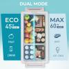 EUHOMY 12 Volt Refrigerator, 48QT(45L) Electric Cooler, 12V Fridge APP Control, 12V Cooler -4℉~68℉, Portable Freezer 12/24V DC 110-240V AC for Camping, Travel, Truck, Home(48QT)