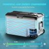 EUHOMY 12 Volt Refrigerator, 59QT(55L) 12V Fridge APP Control, Electric Cooler 12/24V DC 110-240V AC, Car Refrigerator 0℉~68℉, 12 Volt Cooler for Camping, Trip, Truck, Boating, Outdoor(49QT)