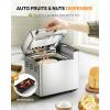 EUHOMY Bread Maker Machine 13-in-1 Bread Machine, Dough Maker, Auto Nut Dispenser & Ceramic Pan, 2LB and 3 Loaf Sizes & 3 Crust Colors, 650W Bread Machine with Keep Warm Set, Whole Wheat(Bread Maker 13 Programs)