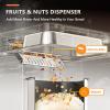 EUHOMY Bread Maker Machine 13-in-1 Bread Machine, Dough Maker, Auto Nut Dispenser & Ceramic Pan, 2LB and 3 Loaf Sizes & 3 Crust Colors, 650W Bread Machine with Keep Warm Set, Whole Wheat(Bread Maker)