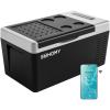 EUHOMY 12 Volt Refrigerator, 19QT(18L) Compressor Electric Cooler APP Control, Car Fridge -4℉~68℉, Portable Refrigerator 12/24V DC 110-240V AC, Portable Freezer for Camping, Travel, Boat(19 QT)