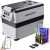 imageEUHOMY 12 Volt Refrigerator 19QT18L Compressor Electric Cooler APP Control Car Fridge 468 Portable Refrigerator 1224V DC 110240V AC Portable Freezer for Camping Travel Boat47QT