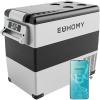 EUHOMY 12 Volt Refrigerator, 48QT(45L) Electric Cooler, 12V Fridge APP Control, 12V Cooler -4℉~68℉, Portable Freezer 12/24V DC 110-240V AC for Camping, Travel, Truck, Home(59QT)