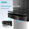 Euhomy Bottom Loading Water Dispenser for 5 Gallons, 3 Temperatures (Cold/Hot/Warm) with Child Lock, Display Light, Water Dispenser for Apartments, Schools, Companies, Black