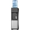 imageEuhomy Hot ampamp Cold Water Dispenser Top Loading Water Dispenser for 3 or 5 Gallon Bottles Top Loading Hot ampamp Cold Water Dispensor with Child Safety Lock for Office HomeSilver and Black