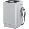 Euhomy 1.59 Cu.Ft. Portable Washing Machine, 11 LBS Capacity, 8 Functions, 8 Water Levels,Full Size Washing Machine with Drain Pump and LED Display for Apartments, RVs, Homes, Gray