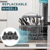 EUHOMY Portable Dishwasher Countertop Dishwasher, Mini Dishwasher Countertop with 5L Built-in Water Tank with 6 Modes, White, Table top dish washer with Baby Care for Apartment & RVs, No Hookup Needed(Dishwasher Wheel)