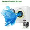 Euhomy 110V Portable Clothes Dryer 850W Compact Laundry Dryers 1.5 cu.ft Front Load Stainless Steel Electric Dryers Machine with Stainless Steel Tub for Apartment,RVs,Dorms,White Easy Control(2.65 Cu.Ft NO.1)