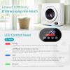 Euhomy 110V Portable Clothes Dryer 850W Compact Laundry Dryers 1.5 cu.ft Front Load Stainless Steel Electric Dryers Machine with Stainless Steel Tub for Apartment,RVs,Dorms,White Easy Control(3.5 Cu.Ft.)