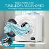 Euhomy 110V Portable Clothes Dryer 850W Compact Laundry Dryers 1.5 cu.ft Front Load Stainless Steel Electric Dryers Machine with Stainless Steel Tub for Apartment,RVs,Dorms,White Easy Control(3.5 Cu.Ft.)