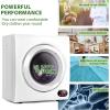 Euhomy 110V Portable Clothes Dryer 850W Compact Laundry Dryers 1.5 cu.ft Front Load Stainless Steel Electric Dryers Machine with Stainless Steel Tub for Apartment,RVs,Dorms,White Easy Control(2.65 Cu.Ft NO.1)