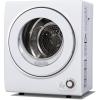 Euhomy 110V Portable Clothes Dryer 850W Compact Laundry Dryers 1.5 cu.ft Front Load Stainless Steel Electric Dryers Machine with Stainless Steel Tub for Apartment,RVs,Dorms,White Easy Control(1.5 Cu.Ft.)