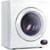 Euhomy 110V Portable Clothes Dryer 850W Compact Laundry Dryers 1.5 cu.ft Front Load Stainless Steel Electric Dryers Machine with Stainless Steel Tub for Apartment,RVs,Dorms,White Easy Control(3.5 Cu.Ft.)