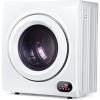 Euhomy 110V Portable Clothes Dryer 850W Compact Laundry Dryers 1.5 cu.ft Front Load Stainless Steel Electric Dryers Machine with Stainless Steel Tub for Apartment,RVs,Dorms,White Easy Control(2.65 Cu.Ft NO.1)