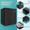 EUHOMY 3.5 Cu.Ft Chest Freezer with Removable Basket, Small Deep Freezer Adjustable 7 Thermostat, Quiet Mini Freezer Free-Standing Top Door, Energy Saving for Apartment/Garage/Basement/Dorm/Home,Black(7.0 CU.FT)