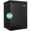 EUHOMY 3.5 Cu.Ft Chest Freezer with Removable Basket, Small Deep Freezer Adjustable 7 Thermostat, Quiet Mini Freezer Free-Standing Top Door, Energy Saving for Apartment/Garage/Basement/Dorm/Home,Black(5.0 CUFT)