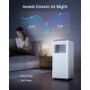 EUHOMY 10,000 BTU Portable Air Conditioners Up to 450 sq.ft, 3-1 Standing Smart Cooling AC with Remote, Dehumidifier, Fan, Air Conditioner Cools Room, 3 Modes, 24-hour timer, LED Display, Bedroom(10 000 BTU  NEW)