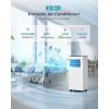 EUHOMY 10,000 BTU Portable Air Conditioners Up to 450 sq.ft, 3-1 Standing Smart Cooling AC with Remote, Dehumidifier, Fan, Air Conditioner Cools Room, 3 Modes, 24-hour timer, LED Display, Bedroom(10 000 BTU)