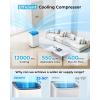 EUHOMY 10,000 BTU Portable Air Conditioners Up to 450 sq.ft, 3-1 Standing Smart Cooling AC with Remote, Dehumidifier, Fan, Air Conditioner Cools Room, 3 Modes, 24-hour timer, LED Display, Bedroom(12 000 BTU)