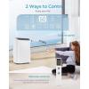 EUHOMY 10,000 BTU Portable Air Conditioners Up to 450 sq.ft, 3-1 Standing Smart Cooling AC with Remote, Dehumidifier, Fan, Air Conditioner Cools Room, 3 Modes, 24-hour timer, LED Display, Bedroom(14000 BTU)
