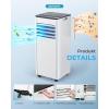 EUHOMY Portable Air Conditioners 12,000 Btu, 3 in 1 Portable Cooling AC with Dehumidifier, Fan Modes, Stand-up AC Unit with 46dB Low Noise & 24H Timer, Sleep Mode for Bedroom, Rooms up to 550 Sq.Ft(7 000 BTU)