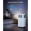 EUHOMY Portable Air Conditioners 12,000 Btu, 3 in 1 Portable Cooling AC with Dehumidifier, Fan Modes, Stand-up AC Unit with 46dB Low Noise & 24H Timer, Sleep Mode for Bedroom, Rooms up to 550 Sq.Ft(8000 BTU  NEW)