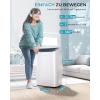 EUHOMY Portable Air Conditioners 12,000 Btu, 3 in 1 Portable Cooling AC with Dehumidifier, Fan Modes, Stand-up AC Unit with 46dB Low Noise & 24H Timer, Sleep Mode for Bedroom, Rooms up to 550 Sq.Ft(12 000 BTU)