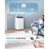 EUHOMY Portable Air Conditioners 12,000 Btu, 3 in 1 Portable Cooling AC with Dehumidifier, Fan Modes, Stand-up AC Unit with 46dB Low Noise & 24H Timer, Sleep Mode for Bedroom, Rooms up to 550 Sq.Ft(12000 BTU NEW)