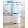 EUHOMY Portable Air Conditioners 12,000 Btu, 3 in 1 Portable Cooling AC with Dehumidifier, Fan Modes, Stand-up AC Unit with 46dB Low Noise & 24H Timer, Sleep Mode for Bedroom, Rooms up to 550 Sq.Ft(12000 BTU NEW)