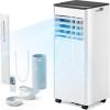 EUHOMY 10,000 BTU Portable Air Conditioners Up to 450 sq.ft, 3-1 Standing Smart Cooling AC with Remote, Dehumidifier, Fan, Air Conditioner Cools Room, 3 Modes, 24-hour timer, LED Display, Bedroom(8 000 BTU)
