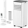 EUHOMY 10,000 BTU Portable Air Conditioners Up to 450 sq.ft, 3-1 Standing Smart Cooling AC with Remote, Dehumidifier, Fan, Air Conditioner Cools Room, 3 Modes, 24-hour timer, LED Display, Bedroom(10 000 BTU)