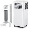 EUHOMY Portable Air Conditioners 12,000 Btu, 3 in 1 Portable Cooling AC with Dehumidifier, Fan Modes, Stand-up AC Unit with 46dB Low Noise & 24H Timer, Sleep Mode for Bedroom, Rooms up to 550 Sq.Ft(8000 BTU  NEW)