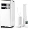EUHOMY Portable Air Conditioners 12,000 Btu, 3 in 1 Portable Cooling AC with Dehumidifier, Fan Modes, Stand-up AC Unit with 46dB Low Noise & 24H Timer, Sleep Mode for Bedroom, Rooms up to 550 Sq.Ft(10 000 BTU)
