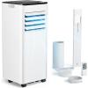 EUHOMY Portable Air Conditioners 12,000 Btu, 3 in 1 Portable Cooling AC with Dehumidifier, Fan Modes, Stand-up AC Unit with 46dB Low Noise & 24H Timer, Sleep Mode for Bedroom, Rooms up to 550 Sq.Ft(7 000 BTU)