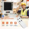 EUHOMY Electric Garage Heater 10000 Watt, Hardwired Ceiling Workshop heater with Full-Function Remote & 9-Hour Timer, ETL Compliant 240V Wall Heater Suitable for Garage, Workshop, Warehouse(10 000-Watt)