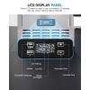 EUHOMY 15″ W Commercial Under Counter Ice Maker Machine, 90 Lb/Day Auto-Cleaning & 24H Timer, Gravity Drainage,Stainless Steel Built-in Freestanding Ice Maker, 24 Lb Bin, Ideal for Commercial & Home(70lbs/day/Nugget Ice)
