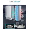 EUHOMY 15″ W Commercial Under Counter Ice Maker Machine, 90 Lb/Day Auto-Cleaning & 24H Timer, Gravity Drainage,Stainless Steel Built-in Freestanding Ice Maker, 24 Lb Bin, Ideal for Commercial & Home(70lbs/day/Nugget Ice)