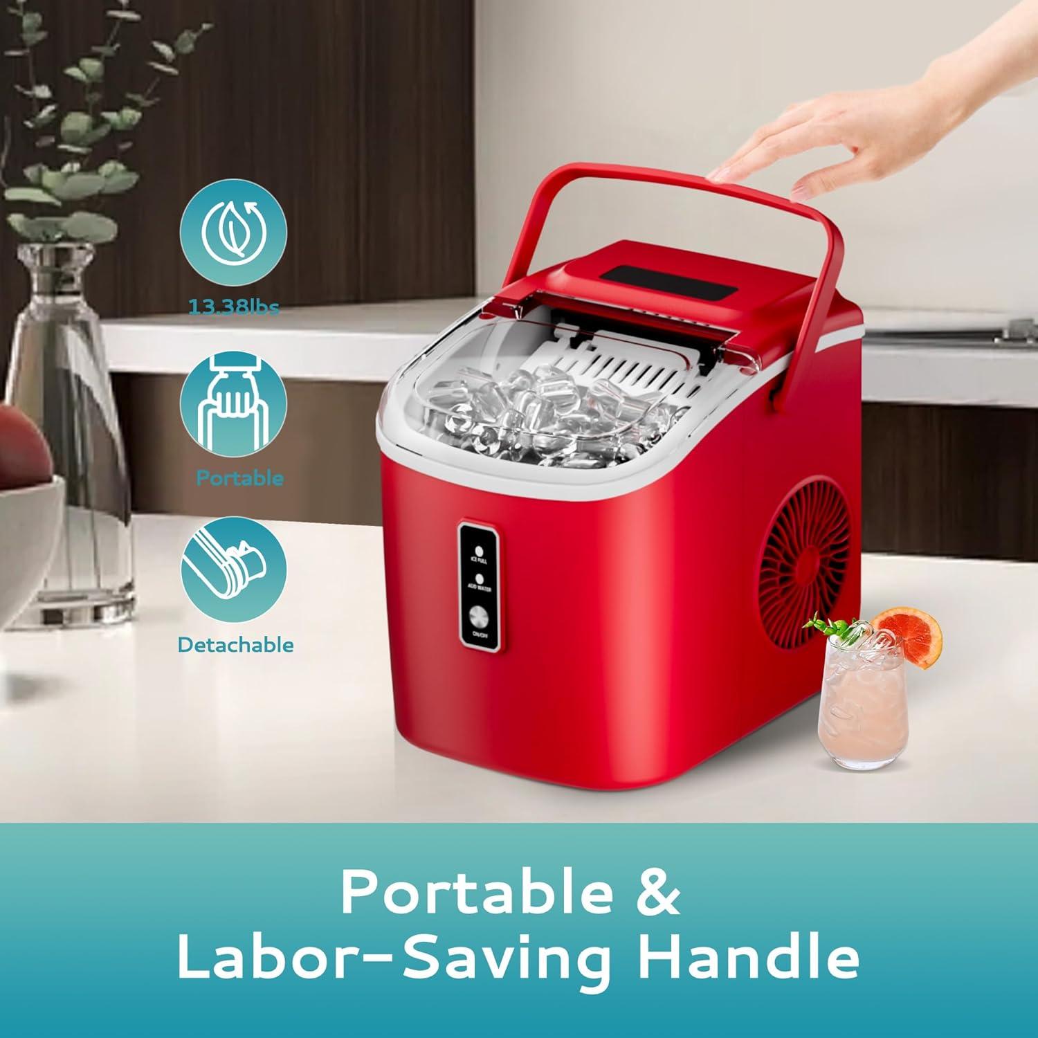 imageEUHOMY Commercial Ice Maker Machine80lbs24H36 Ice Cubes in 812 MinsUnder Counter Ice Maker with Water Filter12lbs Storage CapacityFreestanding Ice Machine for HomeBarCafeRestaurant265lbs