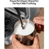 EUHOMY Espresso Machine with Grinder, 20 Bar Coffee Maker with Milk Frother Steam Wand, Professional Expresso Coffee Machines with Removable Water Tank, Latte & Cappuccino Machine for Home Barista