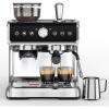 EUHOMY Espresso Machine with Grinder, 20 Bar Coffee Maker with Milk Frother Steam Wand, Professional Expresso Coffee Machines with Removable Water Tank, Latte & Cappuccino Machine for Home Barista