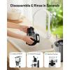 Cold Press Juicer, EUHOMY 5.5″ Extra Large Feed Chute Slow Masticating Juicer, 250W Juicer Machines, 99.6% High Juice Yield, Easy to clean, Reverse Function, for Whole Vegetables & Fruits.(Stainless Steel)