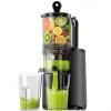 Cold Press Juicer, EUHOMY 5.5″ Extra Large Feed Chute Slow Masticating Juicer, 250W Juicer Machines, 99.6% High Juice Yield, Easy to clean, Reverse Function, for Whole Vegetables & Fruits.(Charcoal)