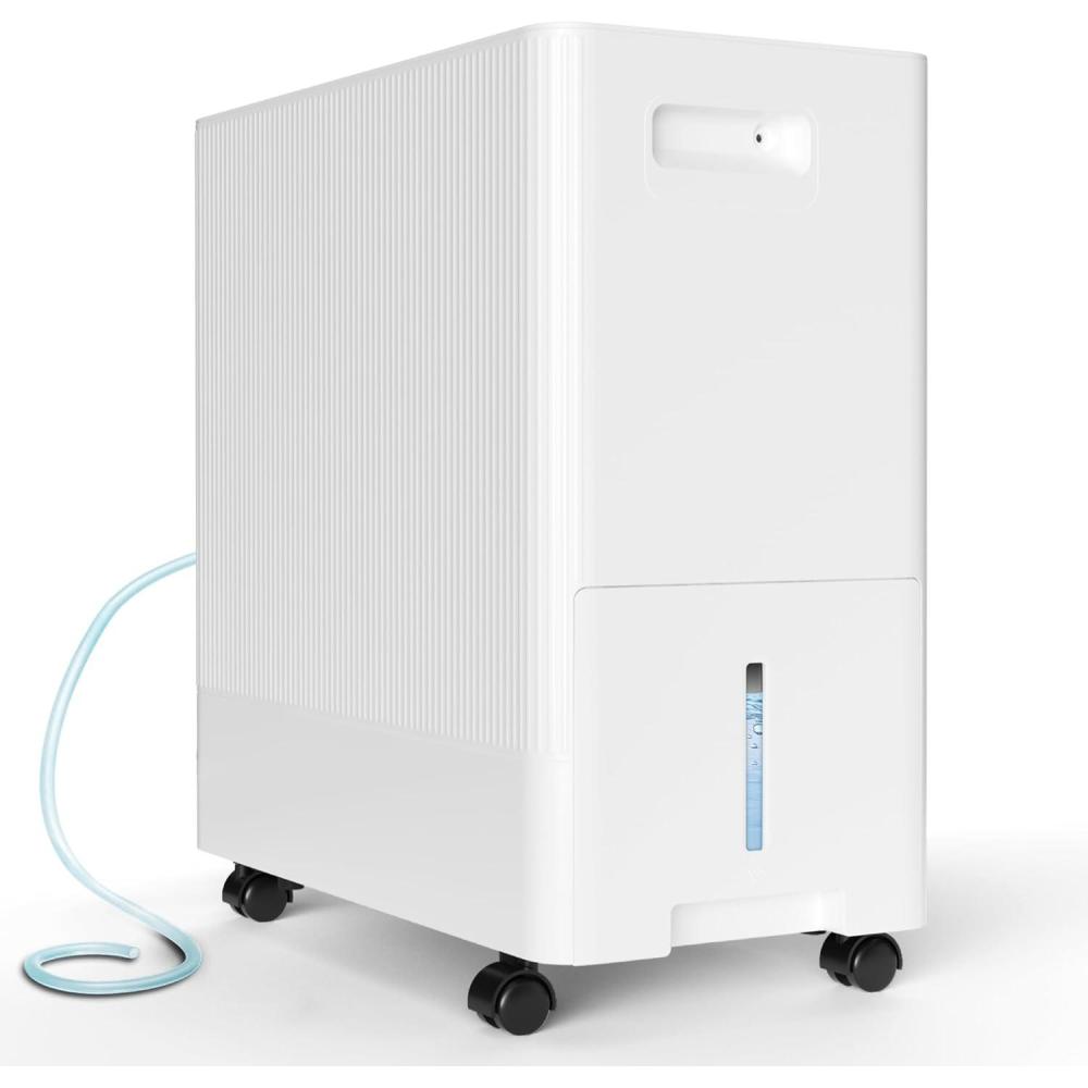 image:imageEuhomy 1500 SqFt Energy Star Dehumidifier for Basement 22 Pint to 55 Pint Dehumidifier with 085 Gallon Water Tank Capacity Auto DrainageLarge Dehumidifiers For Home with 4 Operation Modes50Pints