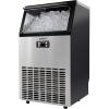 EUHOMY Commercial Ice Maker Machine – 95lbs Daily Production, 33lbs Ice Storage, Stainless Steel Freestanding & Under Counter Ice Maker, Ideal Ice Maker for Home/Bar/Restaurant/Outdoor Activities