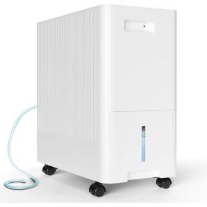 Euhomy 1500 Sq.Ft Energy Star Dehumidifier for Basement, 22 Pint to 55 Pint Dehumidifier with 0.85 Gallon Water Tank Capacity, Auto Drainage,Large Dehumidifiers For Home with 4 Operation Modes(50Pints)