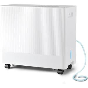 Euhomy 1500 Sq.Ft Energy Star Dehumidifier for Basement, 22 Pint to 55 Pint Dehumidifier with 0.85 Gallon Water Tank Capacity, Auto Drainage,Large Dehumidifiers For Home with 4 Operation Modes(35Pints)
